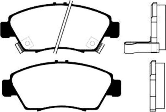 Kavo Parts BP-2023 - Bremsbelagsatz, Scheibenbremse alexcarstop-ersatzteile.com