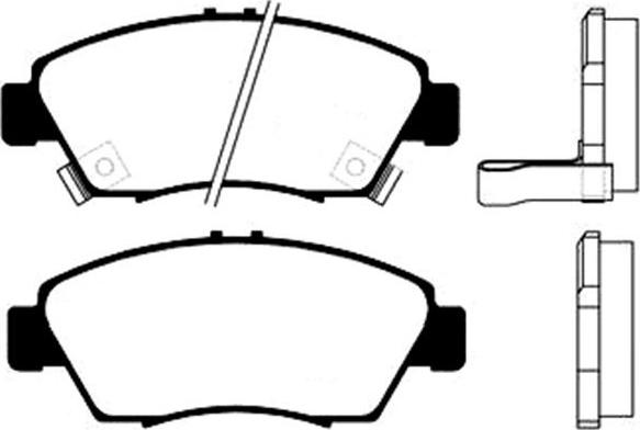 Kavo Parts BP-2022 - Bremsbelagsatz, Scheibenbremse alexcarstop-ersatzteile.com