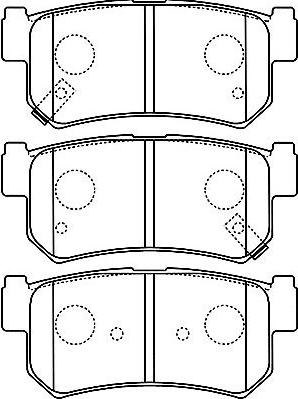 Kavo Parts BP-7503 - Bremsbelagsatz, Scheibenbremse alexcarstop-ersatzteile.com