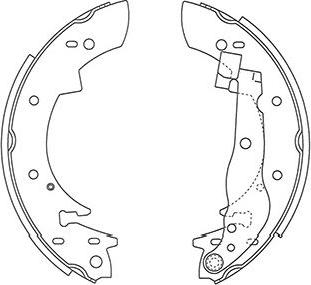 Kavo Parts BS-8935 - Bremsbackensatz alexcarstop-ersatzteile.com