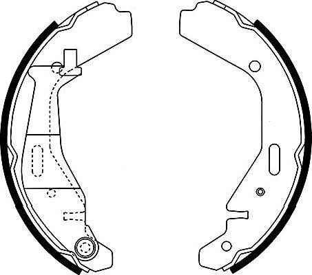 Kavo Parts BS-8926 - Bremsbackensatz alexcarstop-ersatzteile.com