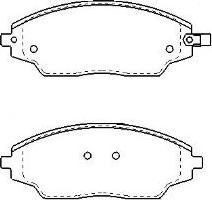 Kavo Parts KBP-1021 - Bremsbelagsatz, Scheibenbremse alexcarstop-ersatzteile.com