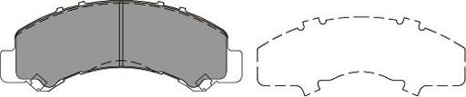 Kavo Parts KBP-3517 - Bremsbelagsatz, Scheibenbremse alexcarstop-ersatzteile.com