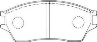 Kavo Parts KBP-2060 - Bremsbelagsatz, Scheibenbremse alexcarstop-ersatzteile.com