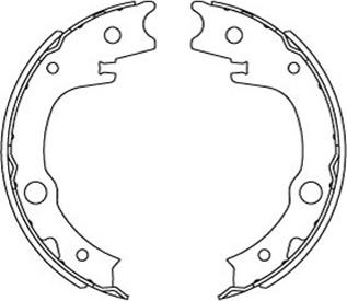 Kavo Parts KBS-9925 - Bremsbackensatz alexcarstop-ersatzteile.com