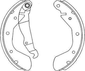 Kavo Parts KBS-1403 - Bremsbackensatz alexcarstop-ersatzteile.com