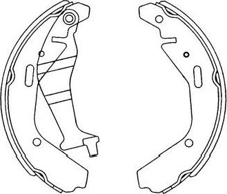 Kavo Parts KBS-8904 - Bremsbackensatz alexcarstop-ersatzteile.com