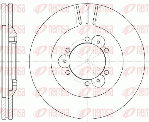 Ferodo DDF693-1 - Bremsscheibe alexcarstop-ersatzteile.com