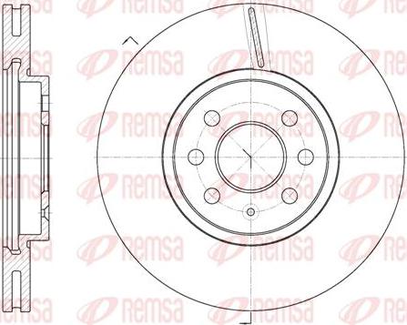 Kawe 6685 10 - Bremsscheibe alexcarstop-ersatzteile.com