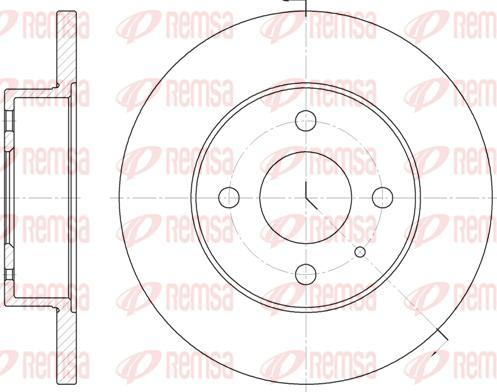 Kawe 6090 00 - Bremsscheibe alexcarstop-ersatzteile.com