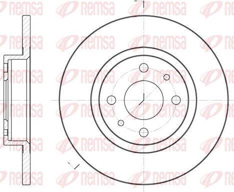 Kawe 6191 00 - Bremsscheibe alexcarstop-ersatzteile.com