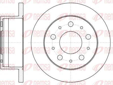 Kawe 61056 00 - Bremsscheibe alexcarstop-ersatzteile.com