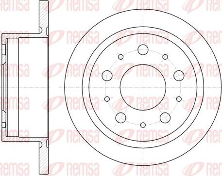 Kawe 61057 00 - Bremsscheibe alexcarstop-ersatzteile.com