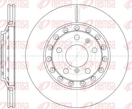 Kawe 61155 10 - Bremsscheibe alexcarstop-ersatzteile.com