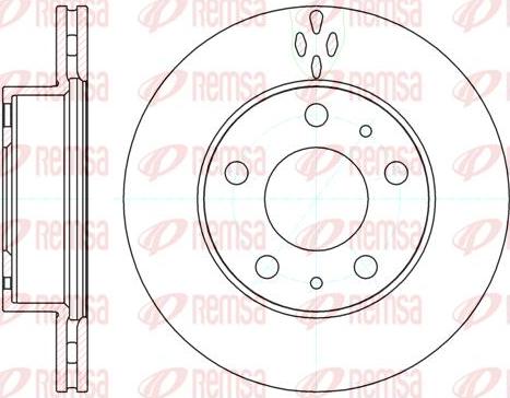 Kawe 61204 10 - Bremsscheibe alexcarstop-ersatzteile.com