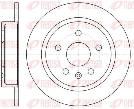 Ashika 61-0W-W09 - Bremsscheibe alexcarstop-ersatzteile.com