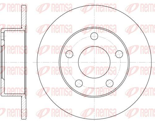 Kawe 68.0300 - Bremsscheibe alexcarstop-ersatzteile.com