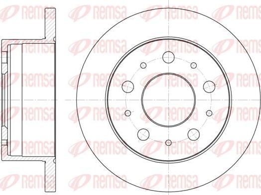 Kawe 6741 00 - Bremsscheibe alexcarstop-ersatzteile.com