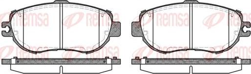 Kawe 0456 00 - Bremsbelagsatz, Scheibenbremse alexcarstop-ersatzteile.com