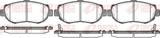 Kawe 0456 02 - Bremsbelagsatz, Scheibenbremse alexcarstop-ersatzteile.com