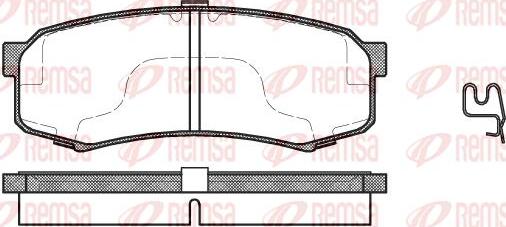 Kawe 0413 04 - Bremsbelagsatz, Scheibenbremse alexcarstop-ersatzteile.com