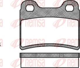 Kawe 0417 00 - Bremsbelagsatz, Scheibenbremse alexcarstop-ersatzteile.com