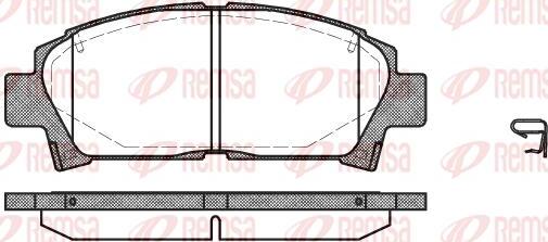 Kawe 0427 02 - Bremsbelagsatz, Scheibenbremse alexcarstop-ersatzteile.com