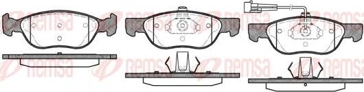 Kawe 0587 11 - Bremsbelagsatz, Scheibenbremse alexcarstop-ersatzteile.com