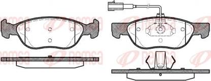 Kawe 0587 22 - Bremsbelagsatz, Scheibenbremse alexcarstop-ersatzteile.com