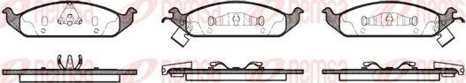 Kawe 0570 02 - Bremsbelagsatz, Scheibenbremse alexcarstop-ersatzteile.com