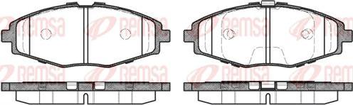 Kawe 0696 00 - Bremsbelagsatz, Scheibenbremse alexcarstop-ersatzteile.com