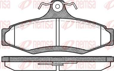 Kawe 0646 10 - Bremsbelagsatz, Scheibenbremse alexcarstop-ersatzteile.com