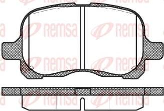 Kawe 0652 00 - Bremsbelagsatz, Scheibenbremse alexcarstop-ersatzteile.com