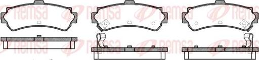 Kawe 0607 02 - Bremsbelagsatz, Scheibenbremse alexcarstop-ersatzteile.com