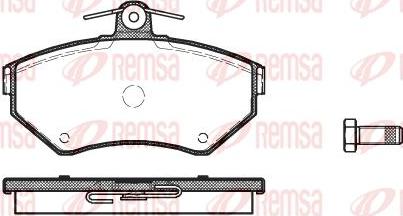 Kawe 0631 00 - Bremsbelagsatz, Scheibenbremse alexcarstop-ersatzteile.com