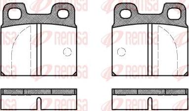 Kawe 0005 00 - Bremsbelagsatz, Scheibenbremse alexcarstop-ersatzteile.com