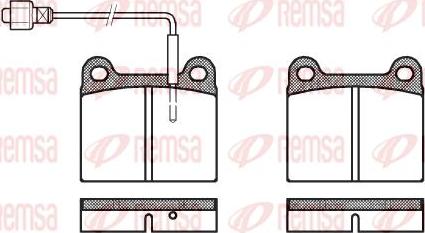 Kawe 0006 02 - Bremsbelagsatz, Scheibenbremse alexcarstop-ersatzteile.com