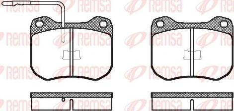 Kawe 0001 02 - Bremsbelagsatz, Scheibenbremse alexcarstop-ersatzteile.com