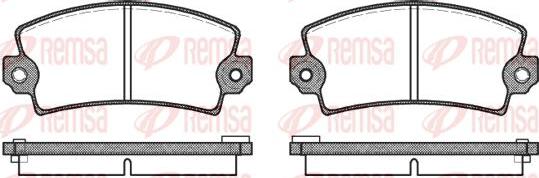 Kawe 0021 16 - Bremsbelagsatz, Scheibenbremse alexcarstop-ersatzteile.com