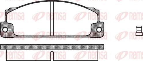 Kawe 0022 02 - Bremsbelagsatz, Scheibenbremse alexcarstop-ersatzteile.com