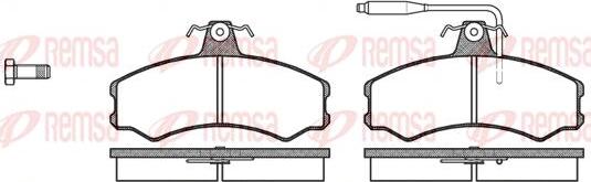 Kawe 0143 02 - Bremsbelagsatz, Scheibenbremse alexcarstop-ersatzteile.com