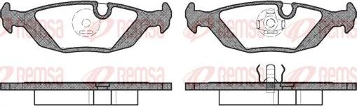 Kawe 0155 00 - Bremsbelagsatz, Scheibenbremse alexcarstop-ersatzteile.com