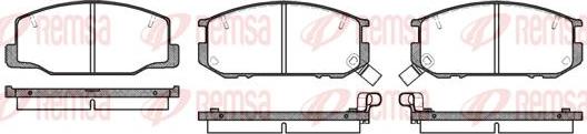 Kawe 0152 12 - Bremsbelagsatz, Scheibenbremse alexcarstop-ersatzteile.com