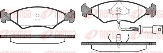 Kawe 0119 32 - Bremsbelagsatz, Scheibenbremse alexcarstop-ersatzteile.com