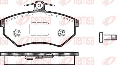 Kawe 0134 40 - Bremsbelagsatz, Scheibenbremse alexcarstop-ersatzteile.com