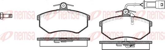 Kawe 0134 02 - Bremsbelagsatz, Scheibenbremse alexcarstop-ersatzteile.com