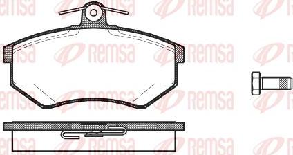 Kawe 0134 20 - Bremsbelagsatz, Scheibenbremse alexcarstop-ersatzteile.com