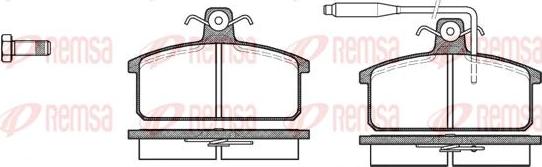 Kawe 0128 02 - Bremsbelagsatz, Scheibenbremse alexcarstop-ersatzteile.com