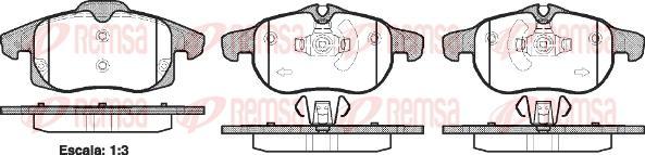 Kawe 0888 40 - Bremsbelagsatz, Scheibenbremse alexcarstop-ersatzteile.com