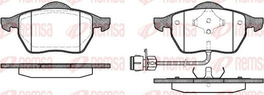 Kawe 0390 02 - Bremsbelagsatz, Scheibenbremse alexcarstop-ersatzteile.com